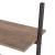 Raft înclinat cu 4 niveluri maro închis / negru 64x34x150,5 cm GartenMobel Dekor