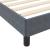 Pat boxspring cu saltea Gri închis 120 x 190 cm Catifea GartenMobel Dekor