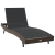 Șezlong cu pernă 1-persoană Maro 197 x 70 x 82 cm Rattan poli GartenMobel Dekor