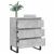 Servantă, gri beton, 60x35x70 cm, lemn prelucrat GartenMobel Dekor
