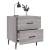 Noptieră, gri sonoma, 40x35x47,5 cm, lemn compozit GartenMobel Dekor