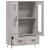 Dulap gri Sonoma 69,5x31x115 cm, lemn prelucrat GartenMobel Dekor