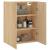 Dulap TV montat pe perete, stejar sonoma, 69,5x34x90 cm GartenMobel Dekor