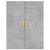 Dulap cu montaj pe perete, gri beton, 69,5x34x90 cm GartenMobel Dekor