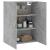 Dulap cu montaj pe perete, gri beton, 69,5x34x90 cm GartenMobel Dekor