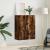 Dulap montat pe perete, stejar fumuriu, 69,5x34x90 cm GartenMobel Dekor