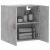 Dulap de perete, gri beton, 60x31x60 cm, lemn compozit GartenMobel Dekor