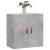 Dulap de perete, gri beton, 60x31x60 cm, lemn compozit GartenMobel Dekor