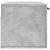 Dulap de perete, gri beton, 100x36,5x35 cm, lemn prelucrat GartenMobel Dekor