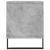 Comodă TV, gri beton, 100x34,5x44,5 cm, lemn prelucrat GartenMobel Dekor