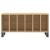 Dulap pentru discuri stejar sonoma 100x38x48 cm, lemn prelucrat GartenMobel Dekor