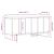 Dulap pentru discuri stejar fumuriu 100x38x48 cm lemn compozit GartenMobel Dekor