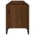 Dulap pentru discuri stejar maro, 121x38x48 cm, lemn prelucrat GartenMobel Dekor