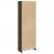 Bibliotecă, stejar maro, 57x28,5x174 cm, lemn prelucrat GartenMobel Dekor