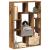 Bibliotecă, lemn vechi, 63x20x90 cm, lemn prelucrat GartenMobel Dekor
