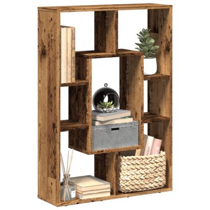 Bibliotecă, lemn vechi, 63x20x90 cm, lemn prelucrat GartenMobel Dekor