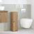 Dulap de baie cu suport role, stejar artizanal, 20,5x22x72 cm GartenMobel Dekor