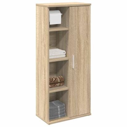 Dulap de baie cu suport role, stejar sonoma, 39x22x90 cm GartenMobel Dekor