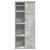 Dulap de baie cu suport role, gri beton, 39x22x90 cm GartenMobel Dekor
