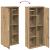 Dulap de baie cu suport role, stejar artizanal, 39x22x90 cm GartenMobel Dekor