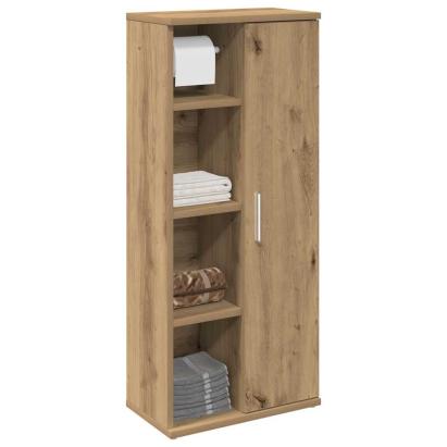 Dulap de baie cu suport role, stejar artizanal, 39x22x90 cm GartenMobel Dekor