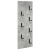 Răcător de paltoane montat pe perete Gri beton 30 x 1.5 x 80 cm GartenMobel Dekor