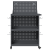 Cărucior pentru unelte cu raft cu roata cu depozitare Manual Antracit 65 x 35 x 111 cm GartenMobel Dekor