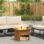 Cuptor de foc Ruginit 50 x 50 x 40 cm GartenMobel Dekor