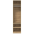 Dulap cu raft stejar artizanal 50 x 50 x 200 cm Lemn compozit GartenMobel Dekor