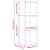 Bibliotecă Stejar negru 40 x 30 x 114 cm Lemn compozit GartenMobel Dekor