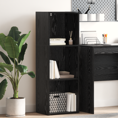 Bibliotecă Stejar negru 40 x 30 x 114 cm Lemn compozit GartenMobel Dekor