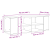 Cabinet TV cu raft Pe perete Lemn vechi 102 x 35 x 35 cm Lemn compozit GartenMobel Dekor
