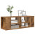 Cabinet TV cu raft Pe perete Lemn vechi 102 x 35 x 35 cm Lemn compozit GartenMobel Dekor