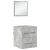 Dulap de Baie Gri Betonal 41 x 38.5 x 48 cm Lemn compozit GartenMobel Dekor