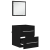 Dulap de Baie Stejar negru 41 x 38.5 x 48 cm Lemn compozit GartenMobel Dekor