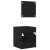 Dulap de Baie Stejar negru 41 x 38.5 x 48 cm Lemn compozit GartenMobel Dekor