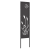 Panou Decorativ de Grădină Negru 32 x 140 cm GartenMobel Dekor