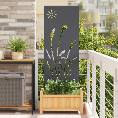 Panou Decorativ de Grădină Antracit 32 x 140 cm GartenMobel Dekor
