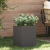 Vază pentru Grădină Negru 32 x 32 x 40 cm Oțel laminat la rece GartenMobel Dekor