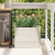 Vază pentru Grădină Argintiu 50 x 32 x 40 cm Oțel galvanizat GartenMobel Dekor