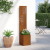 Ghiveci de Grădină cu Panou Decorativ Ruginit 32 x 140 cm GartenMobel Dekor