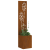 Ghiveci de Grădină cu Panou Decorativ Ruginit 32 x 140 cm GartenMobel Dekor