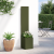 Ghiveci de Grădină cu Panou Decorativ Olivengrønn 32 x 140 cm GartenMobel Dekor