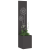 Ghiveci de Grădină cu Panou Decorativ Negru 32 x 140 cm GartenMobel Dekor