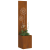 Ghiveci de Grădină cu Panou Decorativ Ruginit 32 x 140 cm GartenMobel Dekor