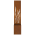 Ghiveci de Grădină cu Panou Decorativ Ruginit 32 x 140 cm GartenMobel Dekor
