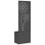 Ghiveci de Grădină cu Panou Decorativ Negru 50 x 140 cm GartenMobel Dekor