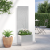 Ghiveci de Grădină cu Panou Decorativ Argintiu 50 x 140 cm GartenMobel Dekor