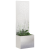 Ghiveci de Grădină cu Panou Decorativ Argintiu 50 x 140 cm GartenMobel Dekor