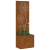 Ghiveci de Grădină cu Panou Decorativ Ruginit 50 x 140 cm GartenMobel Dekor